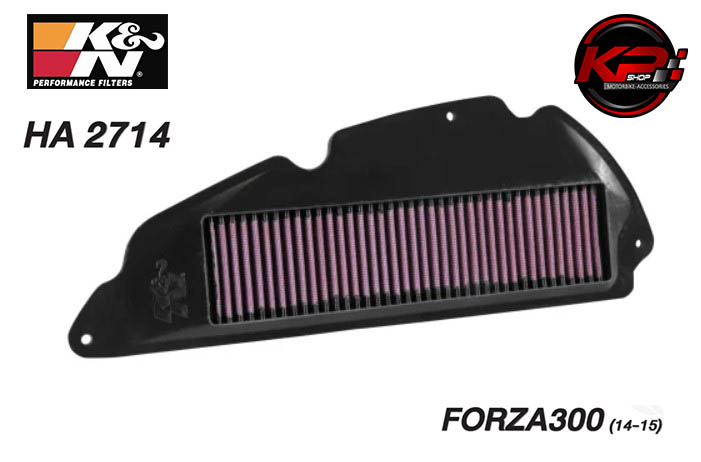 กรองอากาศ K&N HONDA FORZA300 (14-17) HA 2714