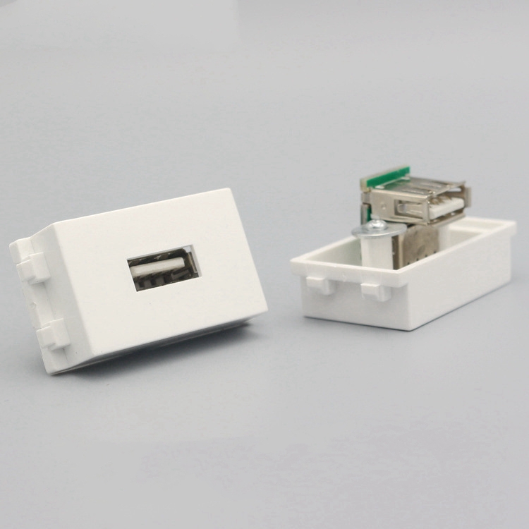 หน้ากาก USB 90° 2.0 (เมีย-เมีย) สำหรับต่อคอมพิวเตอร์