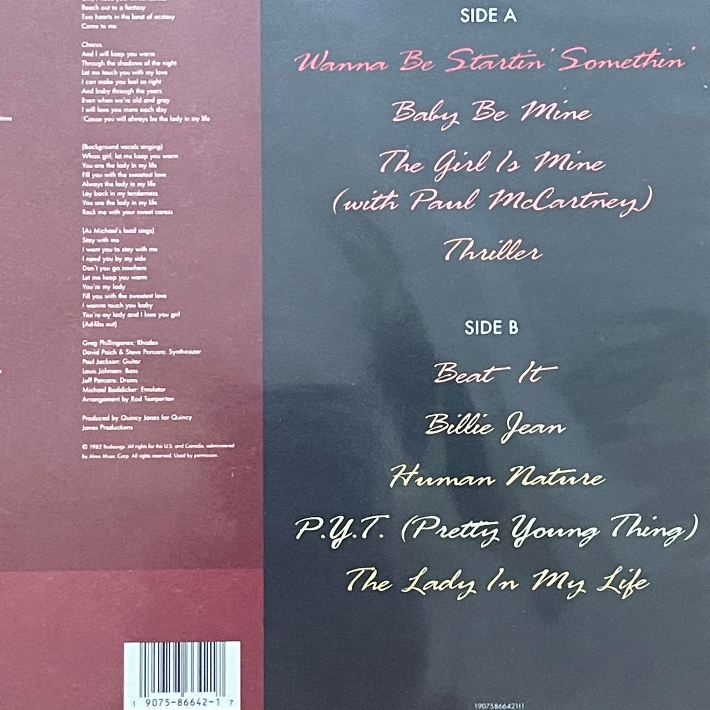 แผ่นเสียง Michael Jackson – Thriller , Vinyl, LP, Album, Picture Disc, Reissue มือหนึ่ง ซีล