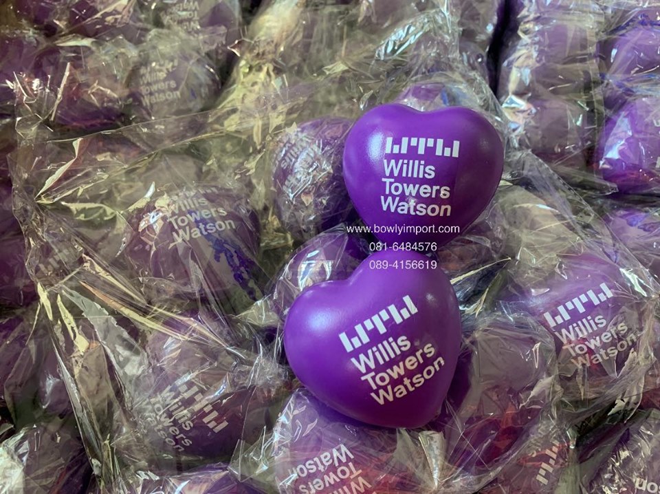 ผลิตลูกบอลบีบ บริหารมือ พร้อมโลโก้