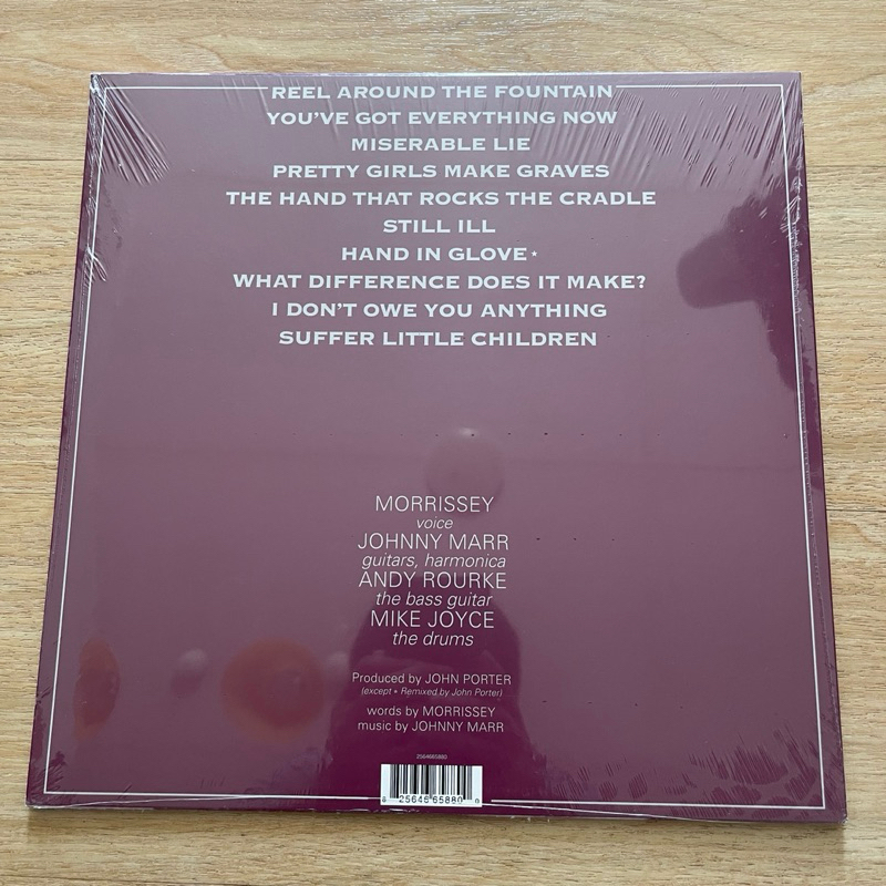 แผ่นเสียง The Smiths-The Smiths Vinyl, LP, Album, Reissue มือหนึ่ง ซีล