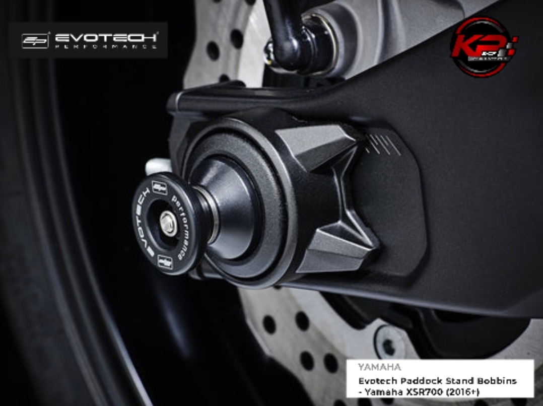 กันล้มพร้อมสปูนยกรถ Evotech Paddock Stand Bobbins - Yamaha XSR700 (2016+)