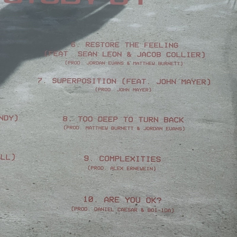 แผ่นเสียง Daniel Caesar – Case Study 01/ Red (translucent )Vinyl, LP, Album แผ่นเสียง มือหนึ่ง ซีล