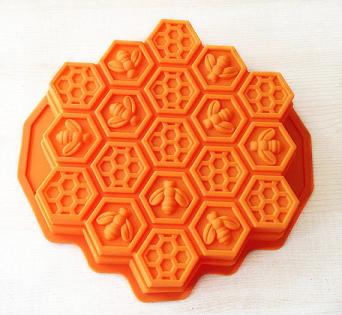 แม่พิมพ์ รูปรวงผึ้ง 19 ช่อง -001884