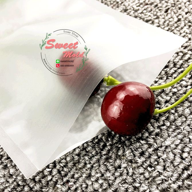 ถุงซองขุ่นซีล 3 ด้านมีที่ฉีกเนื้อพลาสติก OPP 100 ชิ้น (คลิกเพื่อเลือกขนาด)