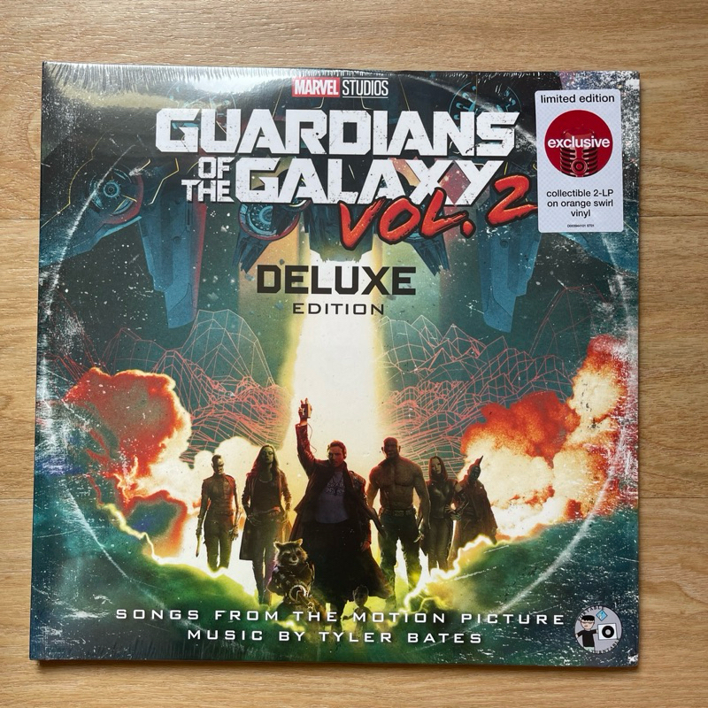แผ่นเสียง Guardians of the Galaxy vol.2 ** Limited Edition, Orange Swirl, 2 × Vinyl, Canada มือหนึ่ง ซีล