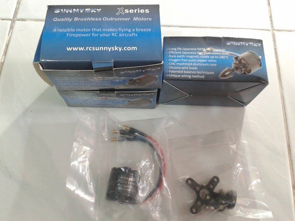 4pcs SUNNYSKY X2212-9 1400KV