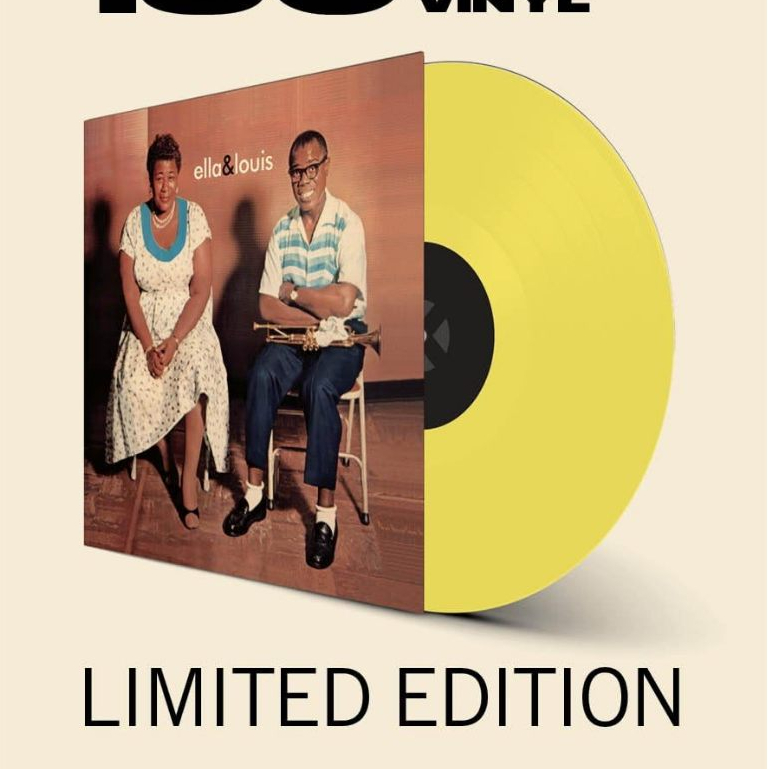 แผ่นเสียง Ella Fitzgerald -Louis Armstrong - Ella & Louis Limited Edition Yellow vinyl ,EU มือหนึ่ง ซีล