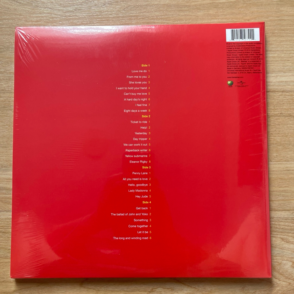 แผ่นเสียง The Beatles – 1 : 2 x Vinyl, LP, Compilation, Reissue, 180 Gram, Gatefold, มือหนึ่ง ซีล