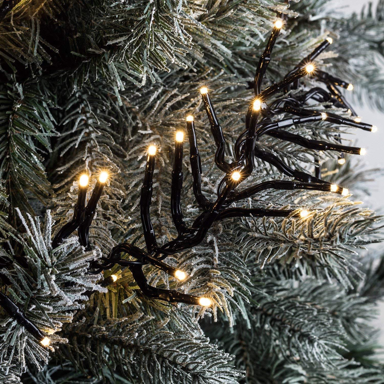 ไฟประดับ led ยาว 50 เมตร เเสงวอร์มไวท์ (warmwhite) เเบบไฟกระพริบ ปรับได้ 8 โหมด ไฟคริสต์มาส ไฟคริสมาส ไฟปีใหม่ สายไฟประดับต้นคริสต์มาส ไฟตกเเต่งเทศกาล สำหรับตกเเต่งอาคารสถานที่ สวน ห้องนอน ร้านค้า ต้นไม้ จำนวน 1 ชิ้น