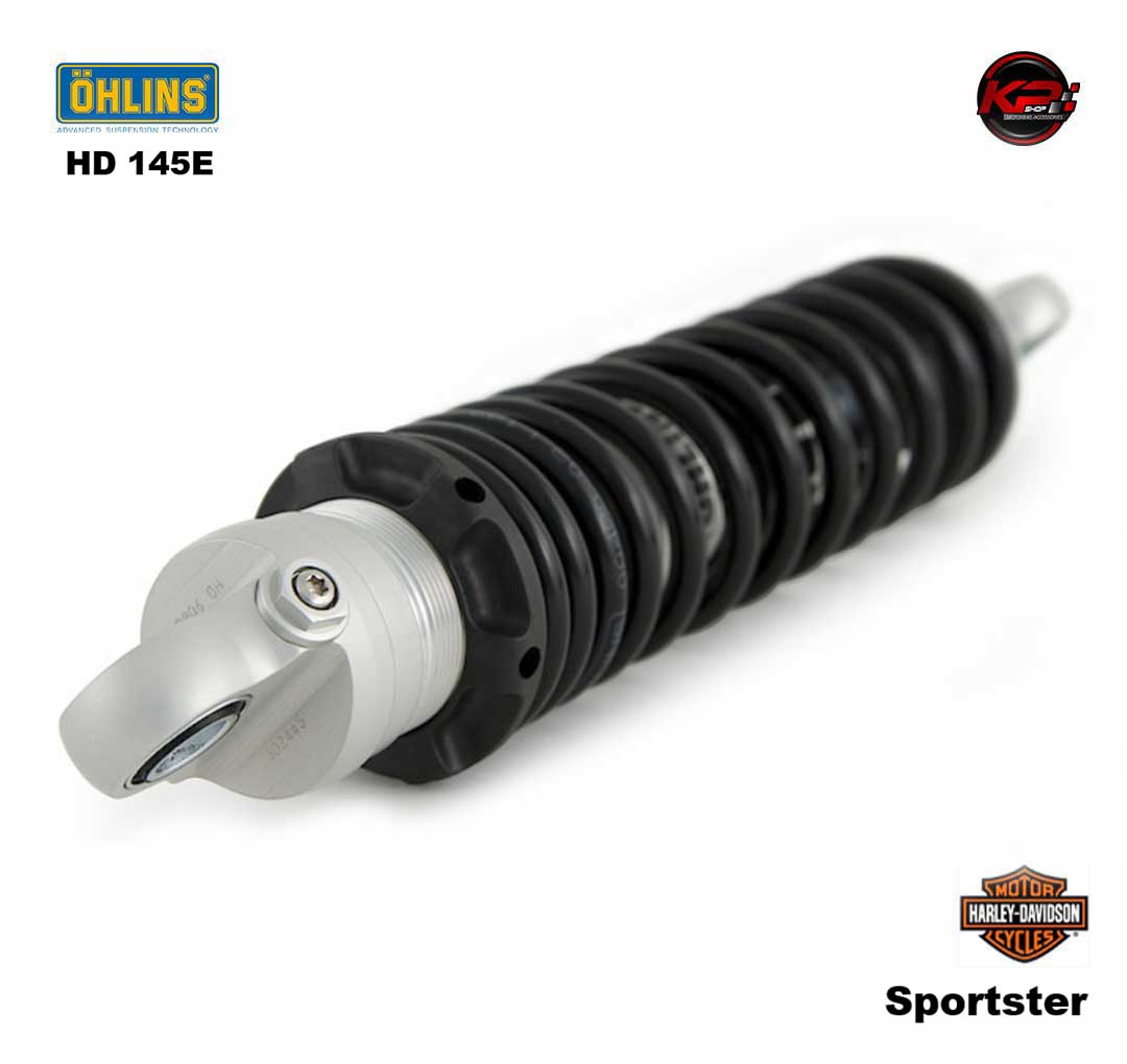 โช๊คอัพหลัง OHLINS HD 145E (396 mm, black springs) Harley-Davidson Sportster