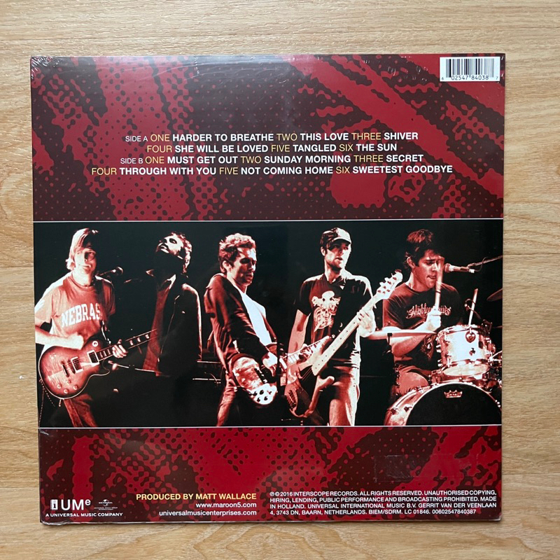 แผ่นเสียง Maroon 5 : song about jane Vinyl, LP, Album, Reissue, มือหนึ่ง ซีล