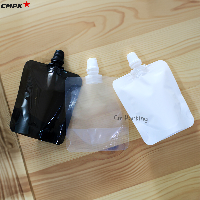 (50ใบ) ถุงฝาเกลียว ถุงใส่น้ำ 50ML สำหรับใส่ชา กาแฟ น้ำผึ้ง น้ำหวาน