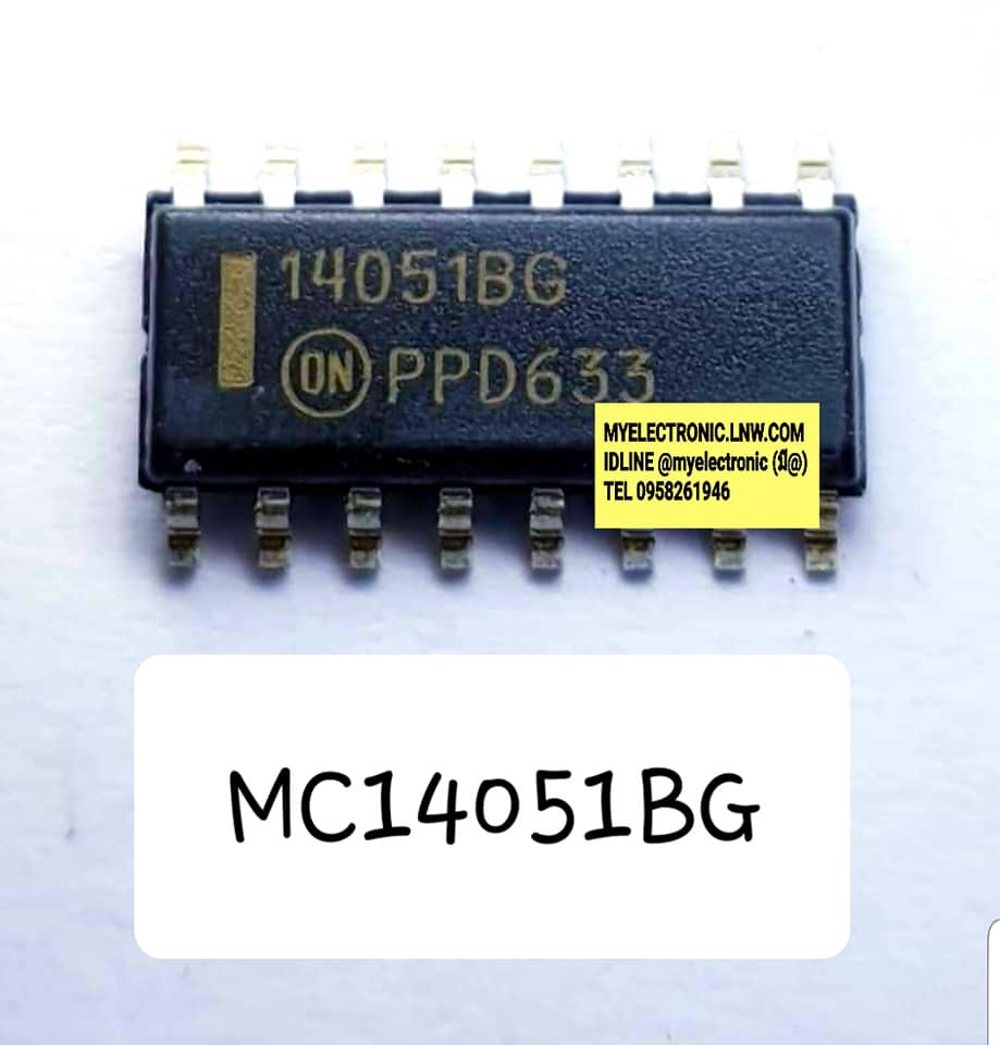 ICMC14051BGยี่ห้อON-SEMIตัวถังSMD16ขาราคาตัวละ
