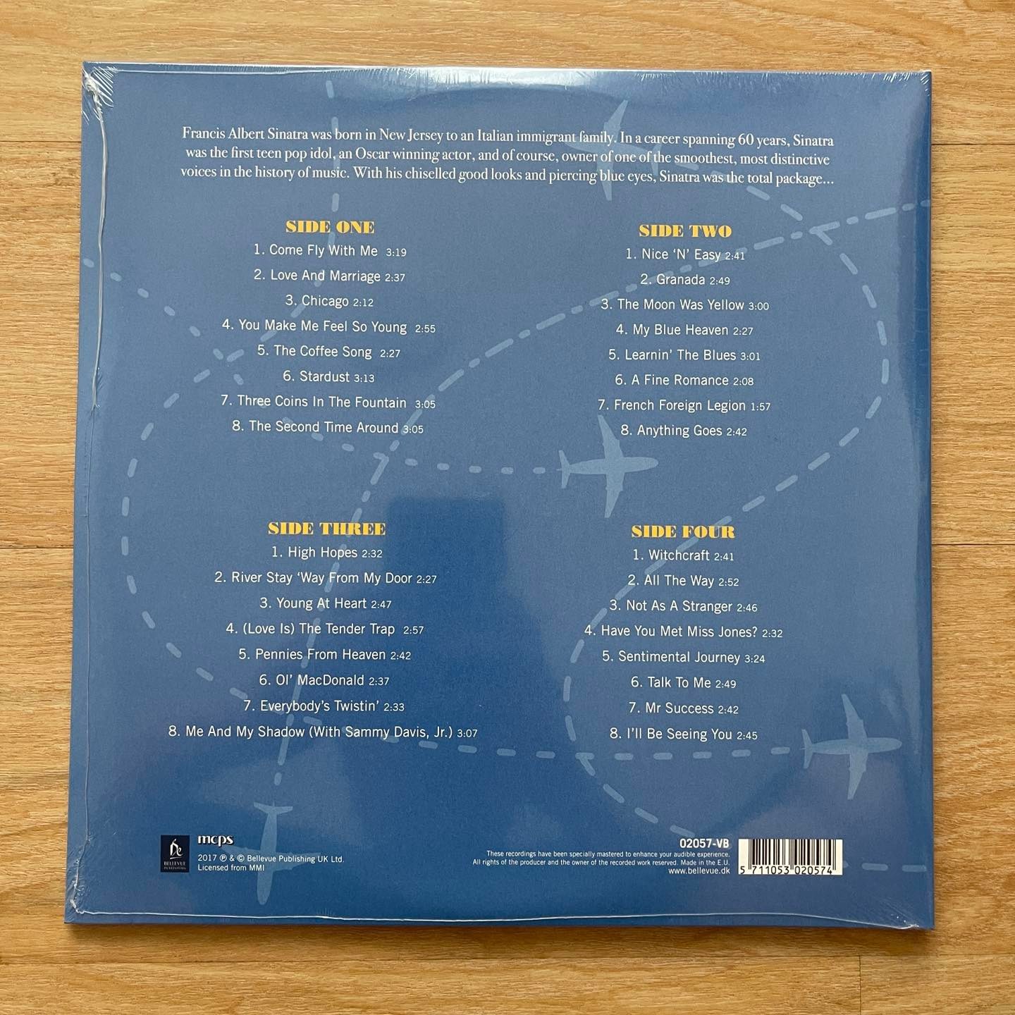 แผ่นเสียง Frank Sinatra Come Fly With Me ,2 x Vinyl, LP, Compilation, Stereo แผ่นมือหนึ่ง ซีล