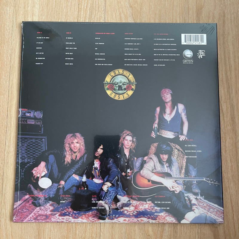 แผ่นเสียง Guns N' Roses – Appetite For Destruction , Vinyl, LP, Album, Reissue, 180 gram มือหนึ่ง ซีล