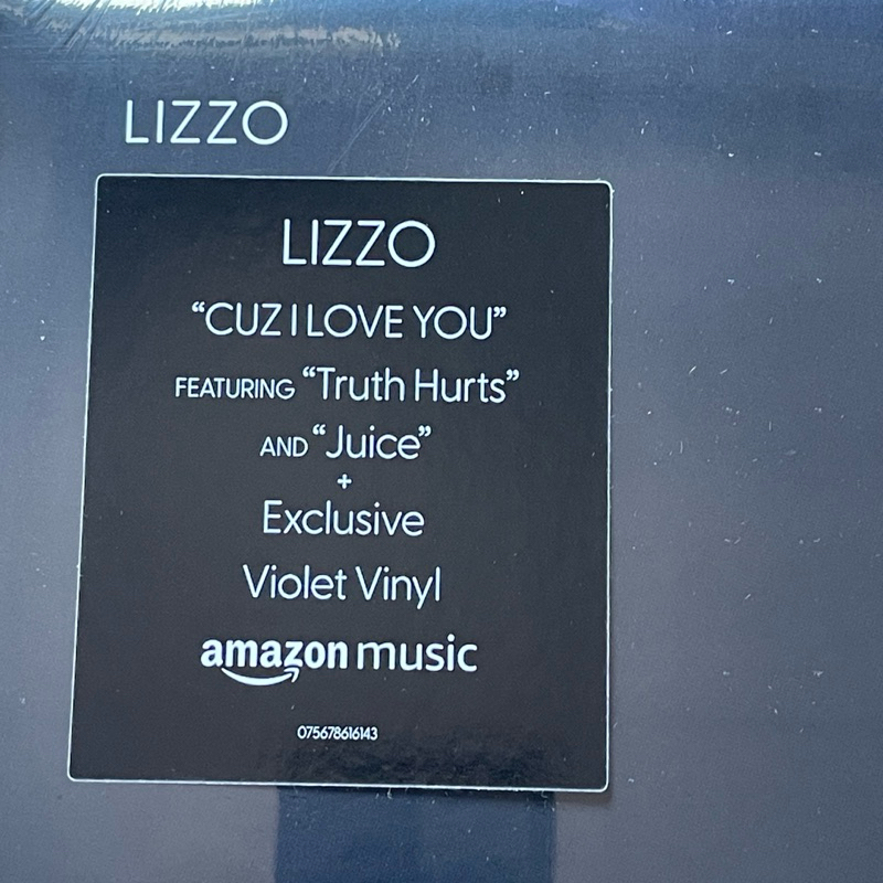 แผ่นเสียง Lizzo -Cuz I Love You ,Vinyl, LP, Album, Reissue, Stereo, ** Violet Translucent ,US มือหนึ่ง ซีล