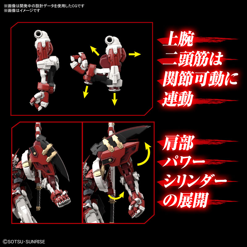 1062069 BANDAI SPIRITS HI-RESOLUTION MODEL 1/100 GUNDAM ASTRAY RED FRAME POWERED RED