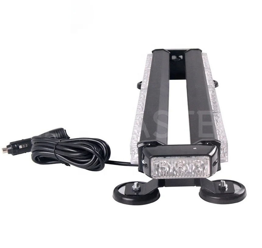 สว่างจัดเต็ม ไฟไซเรน LED ติดหลังคา Siren 54LED แสงแดงสลับน้ำเงิน ไฟไซเรนติดหลังคารถ งานพรีเมี่ยม คุณภาพสูง มีประกันสินค้า