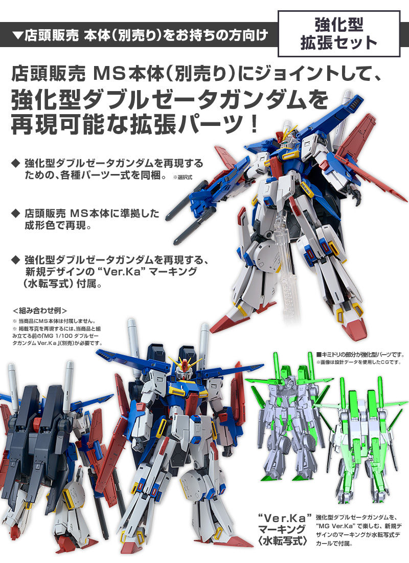 MG 1/100 ENHANCED ZZ GUNDAM VER.KA