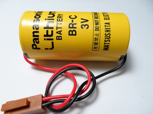 ขายBR-Cแบตเตอรี่ลิเธี่ยม Panasonic BR-C C-Size 3 Volts (3V) 5000mAh (5Ah) Lithium Battery w/ Plugราคาก้อนละ