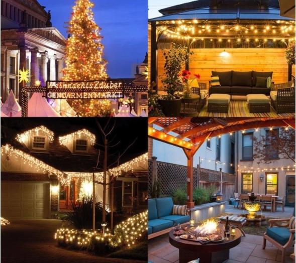 สายเเพรชุดหลอดไฟปิงปอง ยาว 10 เมตร/20 เมตร/50 เมตร/100 เมตร เกรดAAA งานมอก. ขั้ว E27 สายหนาสีดำกันน้ำ ใช้งานสะดวก สำหรับไฟประดับตกเเต่งสวน ไฟตกเเต่งปีใหม่ ไฟคริสมาส งานเเต่ง ร้านอาหาร เทศกาลต่างๆ ลอยกระทง (เฉพาะสายไฟเเพร) - ฟรี ปลั๊กตัวผู้ ตัวเมีย กันน้ำ