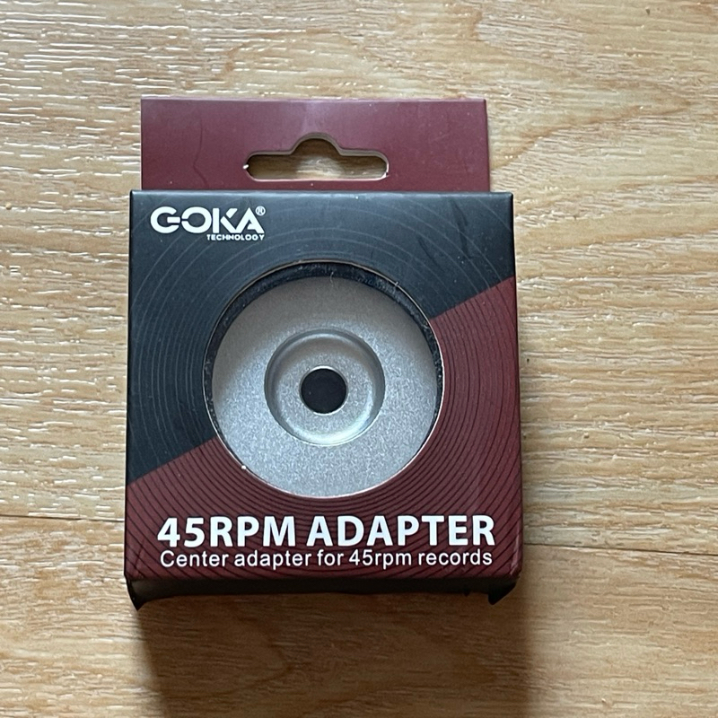 GoKa Adapter for45RPM for Vinyl 7" อแดปเตอร์สำหรับแผ่นเสียง 7 นิ้ว หรือแผ่นซิงเกิล