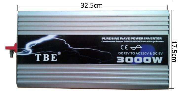 TBE inverter pure sine wave power inverter 12V 3000W เครื่องแปลงไฟ อินเวอร์เตอร์ / inverter 12v to 220v pure sine wave 3000w / inverter pure sine wave/ อินเวอร์เตอร์ 12v ใช้กับรถแห่