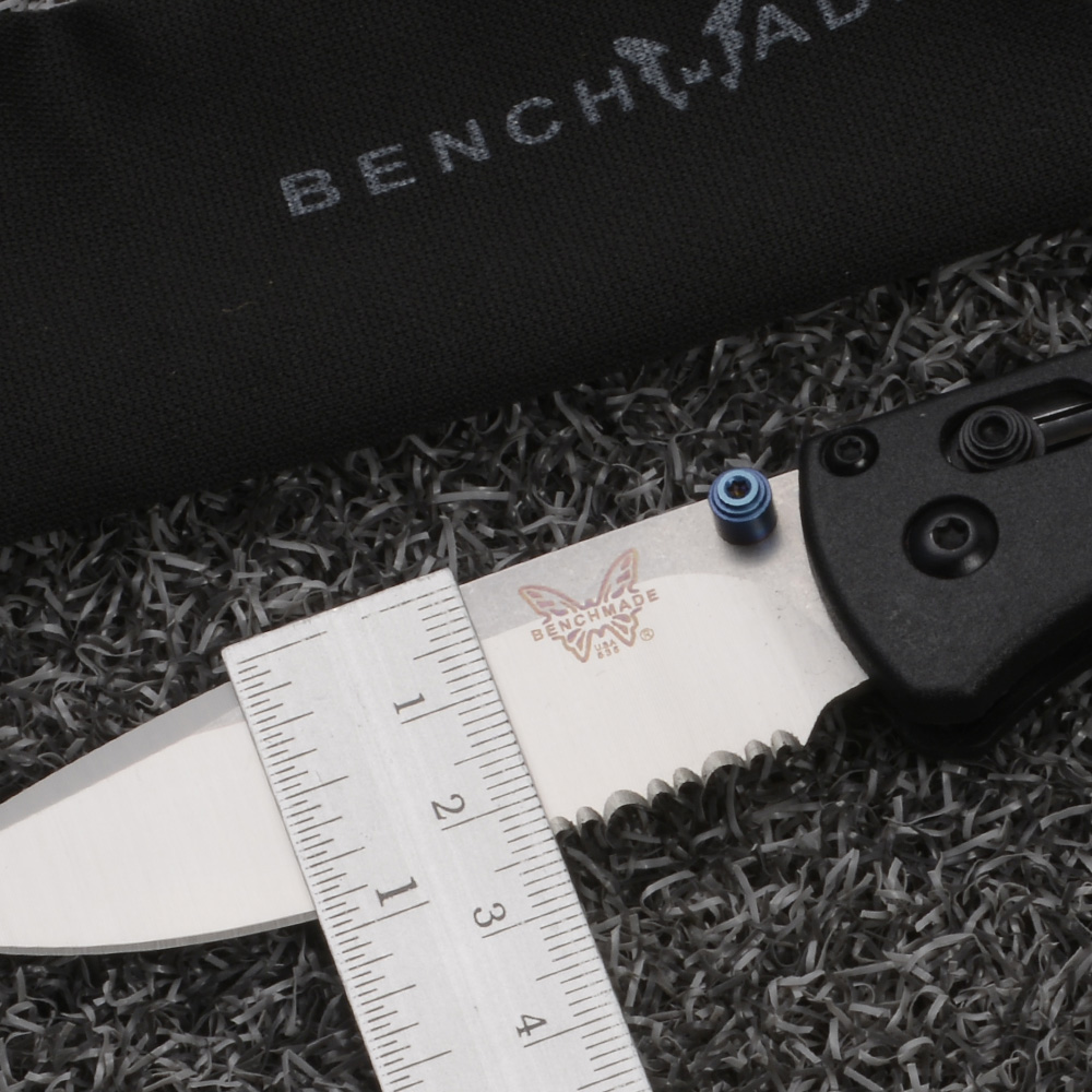 BM-157-158-มีด พับพกพา535 Bugout Benchmade S30V Black-Grey ใบมีดสแตนเลส มีดยาว 18.5 ซม. 2 225 กรัม Black&Grey 18.5 cm.