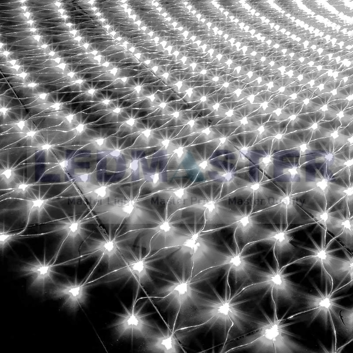 ไฟปีใหม่ ไฟตาข่าย LED ขนาดใหญ่ 8x5 เมตร,6x4 เมตร ปรับได้ 8 โหมด เเสงขาว ไฟคริสมาส ตาข่ายไฟ ไฟพันต้นไม้ ไฟเเต่งร้านอาหาร