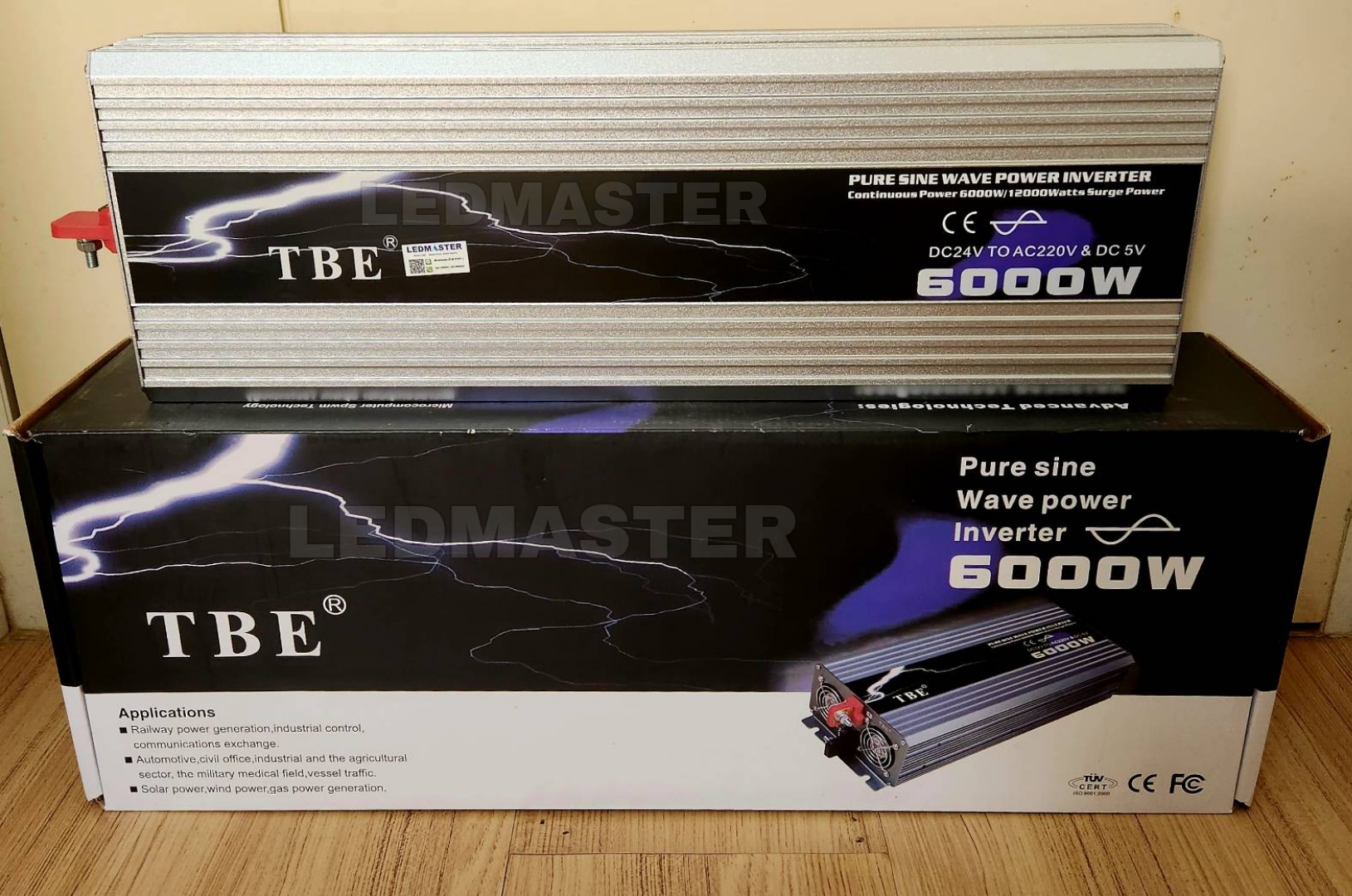 🔰เจ้าเดียวในไทย🔰 6000W 24V อินเวอร์เตอร์เพียว์ซายเวฟแท้ ยี่ห้อTBE 💯โปรฟรี โซล่าชาร์จเจอร์ 💯Power Inverter Pure sine wave เครื่องแปลงไฟรถเป็นไฟบ้