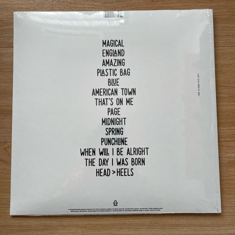 แผ่นเสียง Ed Sheeran – Autumn Variations , LP, Album,Canada ** Limited Edition White มือหนึ่ง ซีล