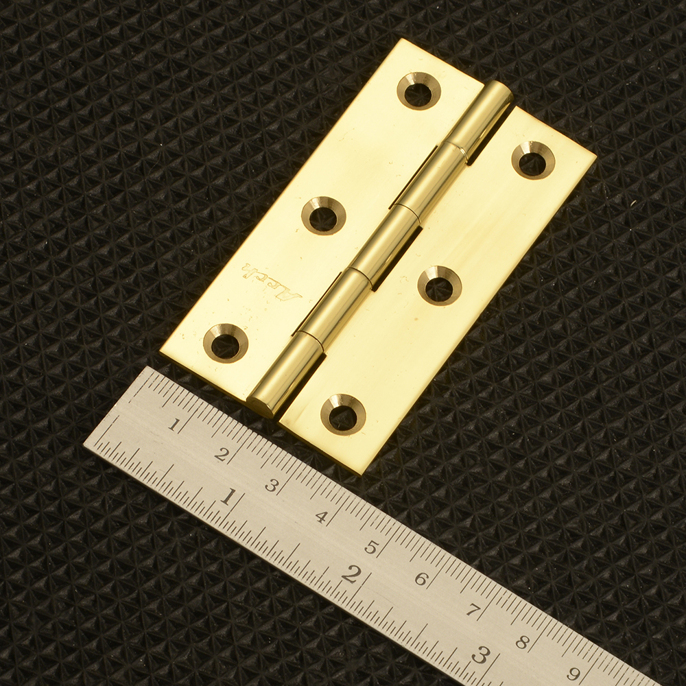 DHG#1 อัน (1Pcs) บานพับ บานพับประตู บานพับทองเหลืองแท้ 1 อันพร้อมสกรู Real Brass Door Hinge ของนำเข้า 3 150 กรัม Gold ดูจากรุป