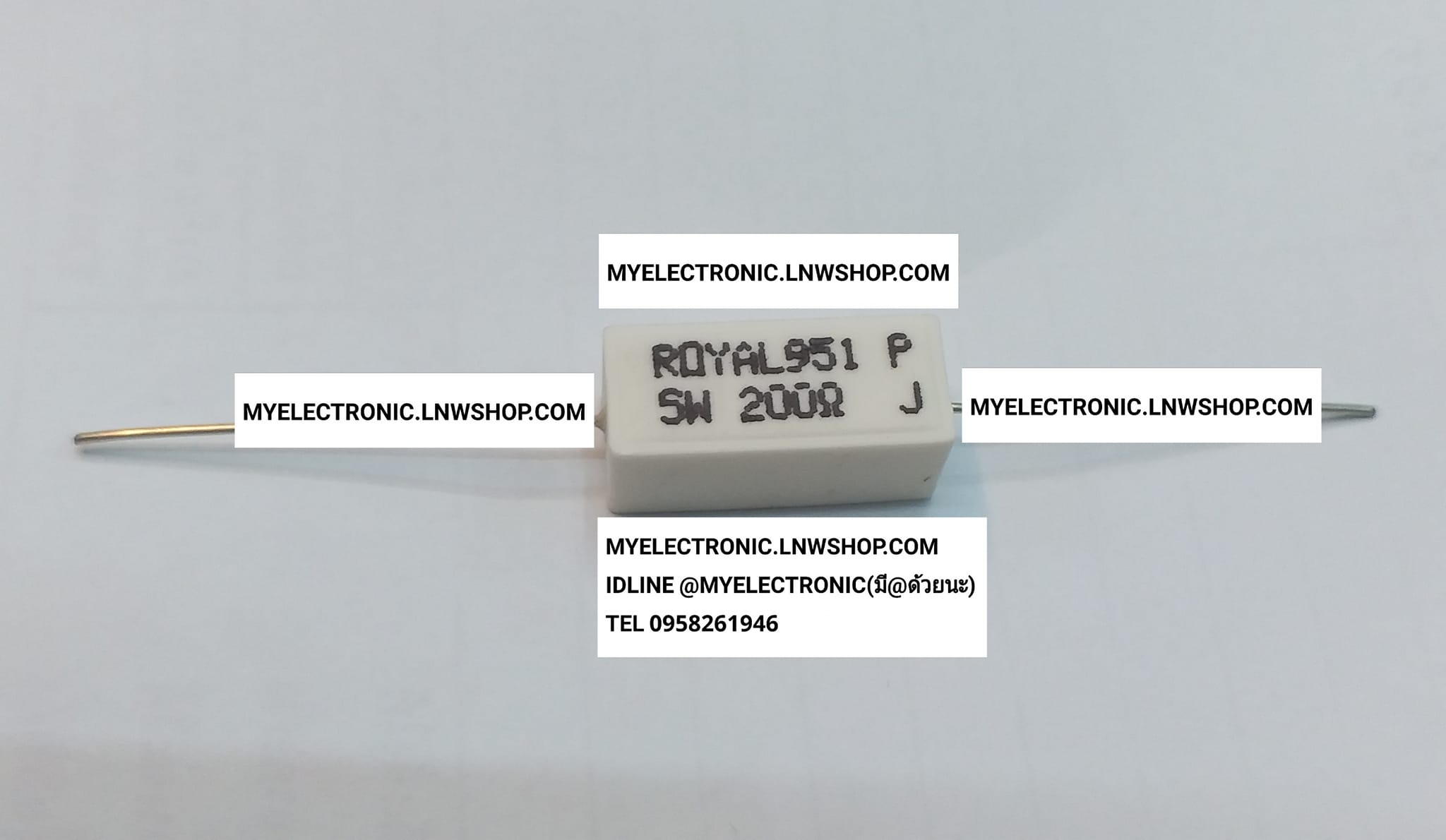 ขาย 200โอห์ม5W ตัวต้านทาน 200โอห์ม5วัตต์ RESISTOR 200OHM5W 200 ohm 5WATT ตัวต้านทานห้าวัตต์ ตัวต้านทาน5วัตต์ ตัวต้านทาน กระเบื้อง เซรามิค R ตัวต้านทานกระเบื้อง ยี่ห้อ ราคา ตัวละ . . . . . หน่วย บาท 200 OHM 5Wตัวต้านทาน200โอห์ม5วัตต์R200R5W
