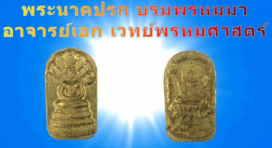 พระนาคปรกเนื้อแก่ชนวนมหาโลหะศักดิ์สิทธิ์อ.เอก เวทย์พรหมศาสตร์