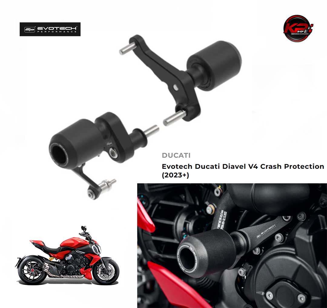 กันล้มกลาง Evotech Ducati Diavel V4 Crash Protection (2023+)