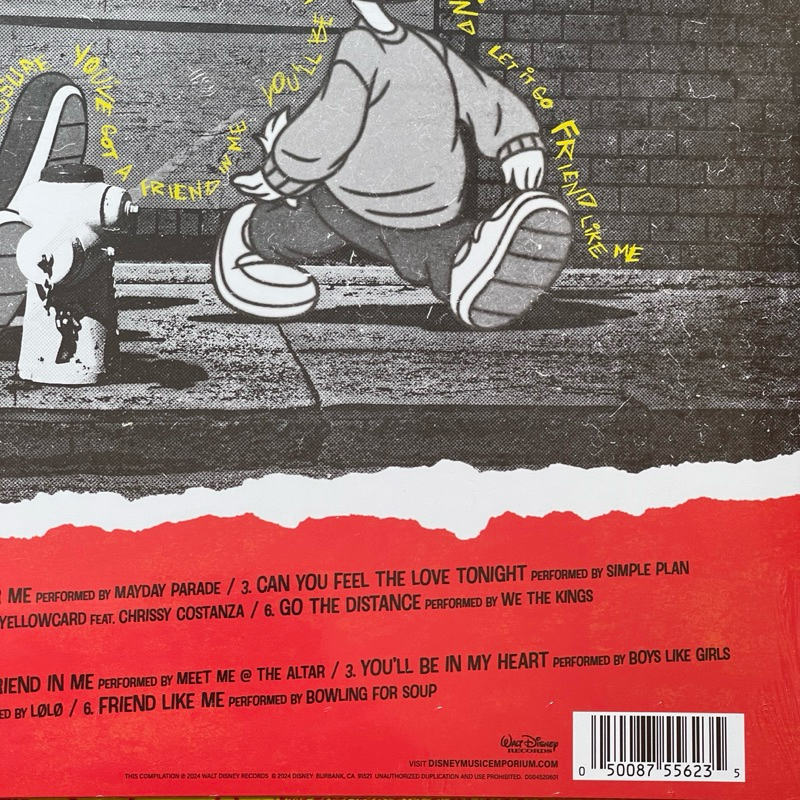 แผ่นเสียง Disney - A Whole New Sound , Vinyl, LP, Album, Compilation, **Clear With Black Splatter มือหนึ่ง ซีล