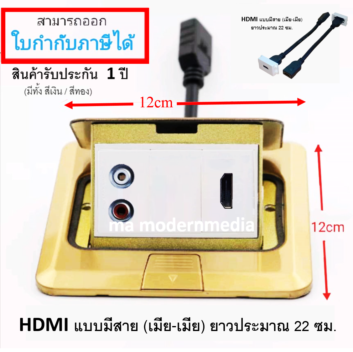 POP-UP HDMI+RCA
