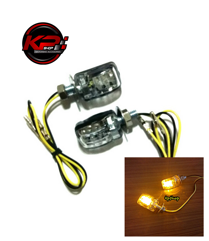 ไฟเลี้ยวมอเตอร์ไซค์แต่ง led ดวงเล็ก