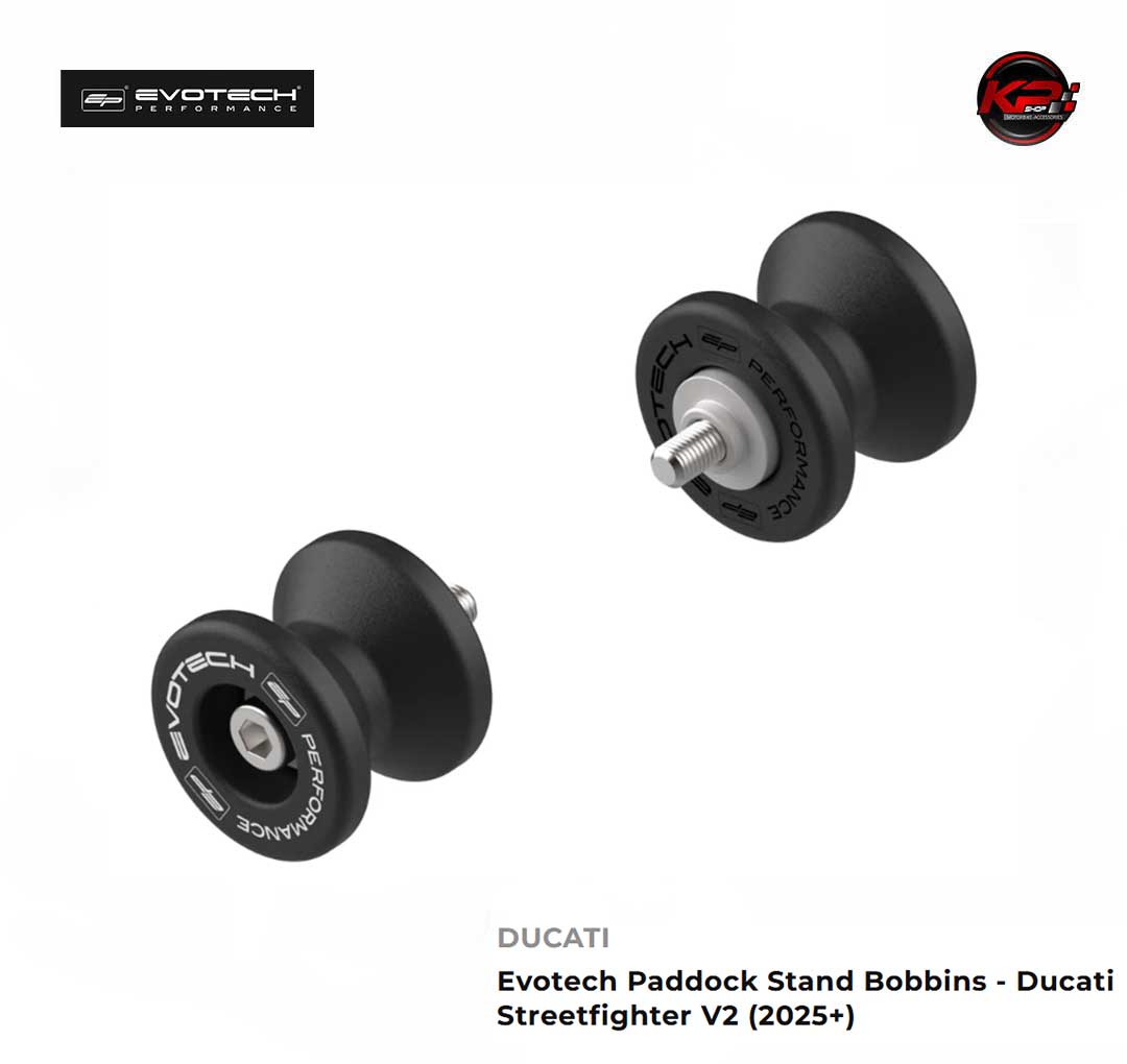 สปูน Evotech Paddock Stand Bobbins - Ducati Streetfighter V2 (2025+)