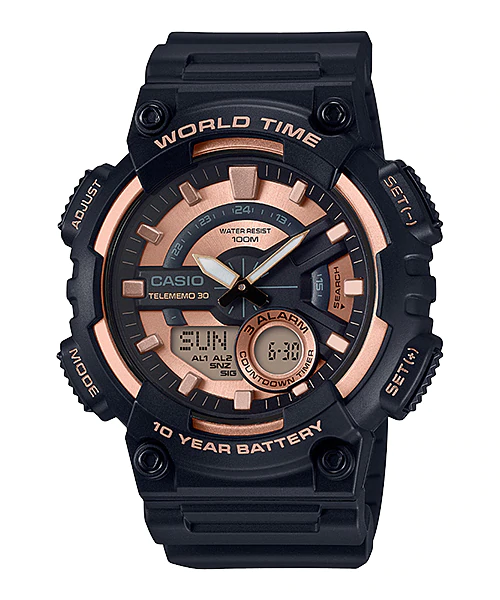 Casio Youth Analog-Digital Combination รุ่น AEQ-110W-1A3V