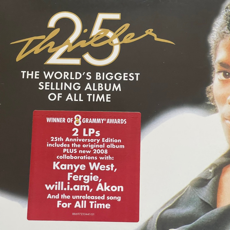 แผ่นเสียง Michael Jackson - Thriller 25 , 2 x Vinyl, LP, Album, Remastered, Stereo, Gatefold ,US มือหนึ่ง ซีล
