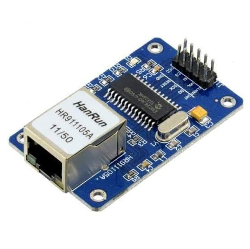 T8 ENC28J60 Ethernet LAN NETWORK MODULEชุดออร์ดูโนArduinoบอร์ดทดลองราคาชุดล่ะบาท