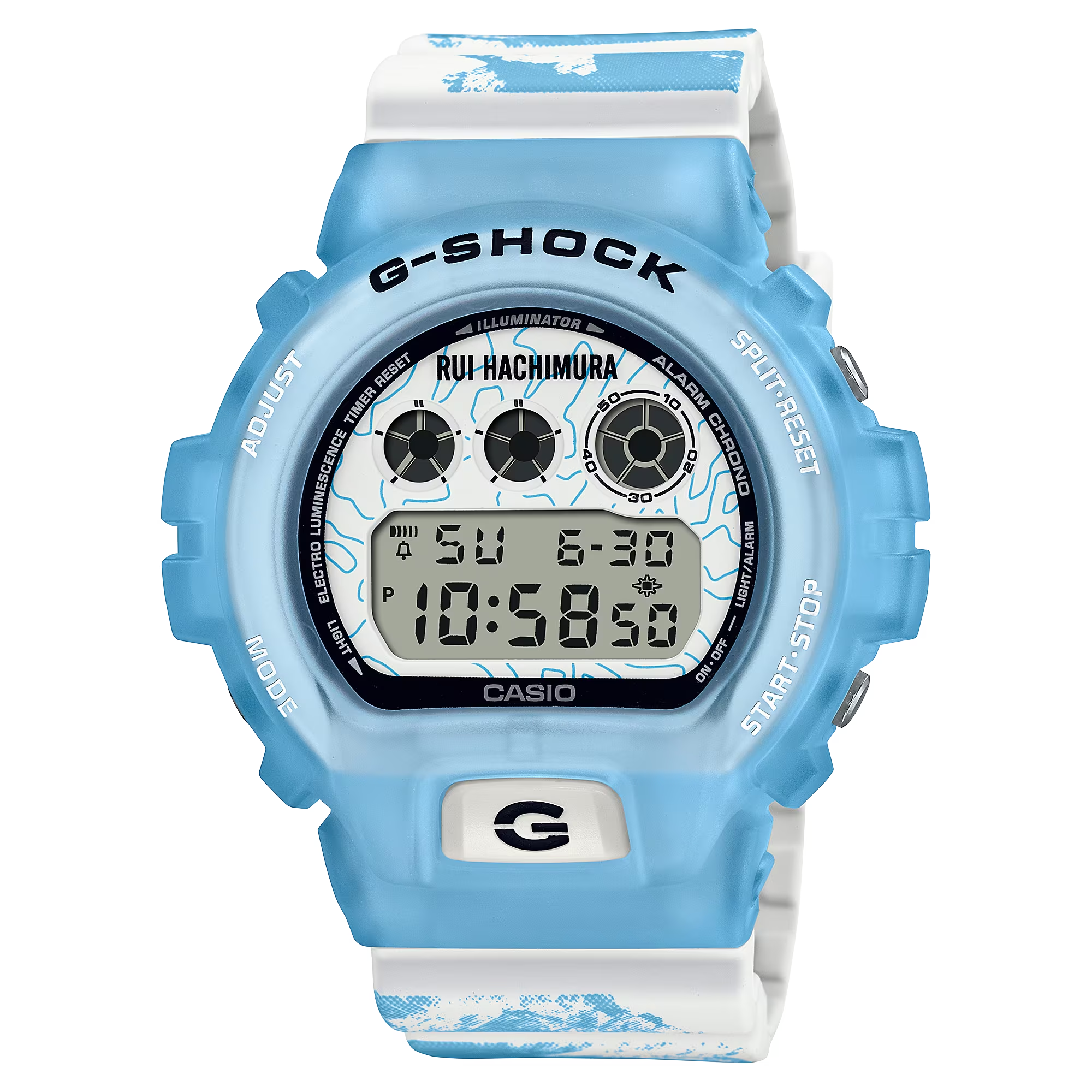 DW-6900RH-2 | ดิจิตอลมาตรฐาน | G-SHOCK | นาฬิกา | CASIO (รุ่นที่เกิดจากความร่วมมือกับ RUI HACHIMURA)