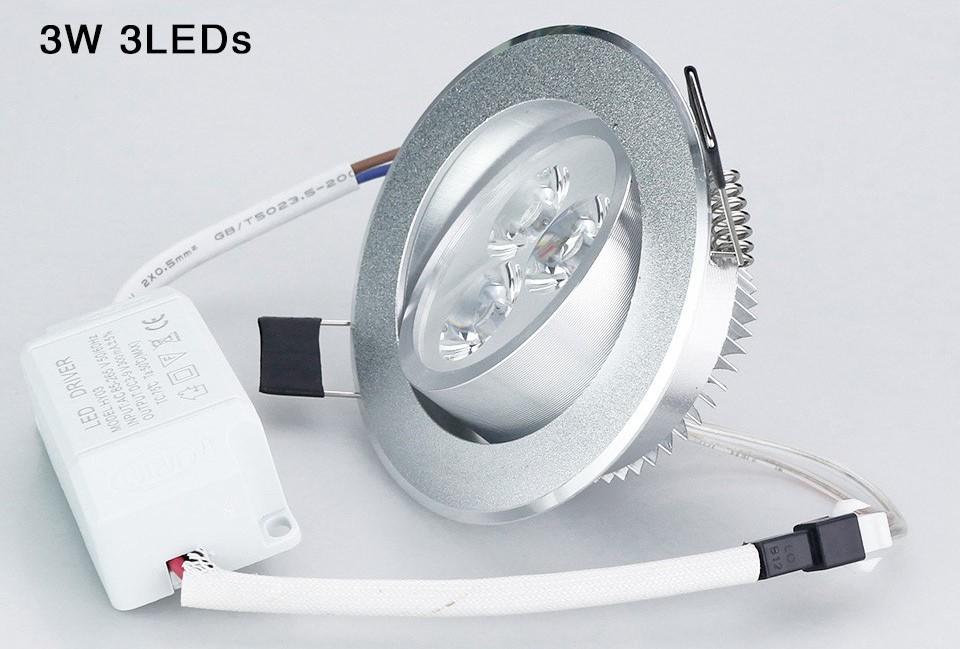 X3 สุดคุ้ม !! เเพ็ค 3 ชิ้น LED DOWNLIGHT 3W โคมไฟดาว์นไลท์ โคมไฟตกเเต่งเพดาน โคมไฟฝังฝ้า โคมไฟส่องเฉพาะจุด 3W เเสงวอร์มไวท์ รุ่นขอบเงิน พร้อมหม้อเเปลง ติดตั้งใช้งานได้ทันที จำนวน 3 ชิ้น
