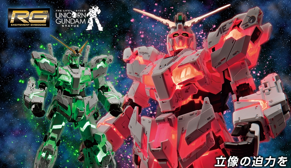 RG 1/144 Unicorn Gundam [Destroy Mode] Lighting Model ver. TWC [The Gundam Base Tokyo Limited]