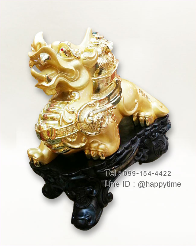 ปี่เซี๊ยะทองคำเรียกทรัพย์ ปัดเป่าสิ่งชั่วร้าย