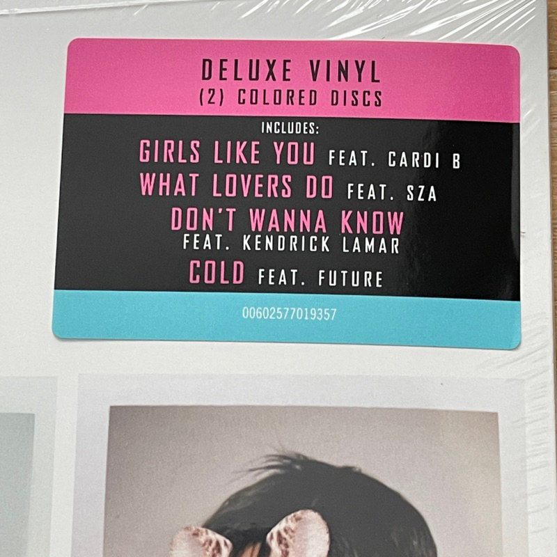 แผ่นเสียง Maroon 5 – Red Pill Blues 2 color Vinyl Deluxe Edition,แผ่นเสียง มือหนึ่ง ซีล