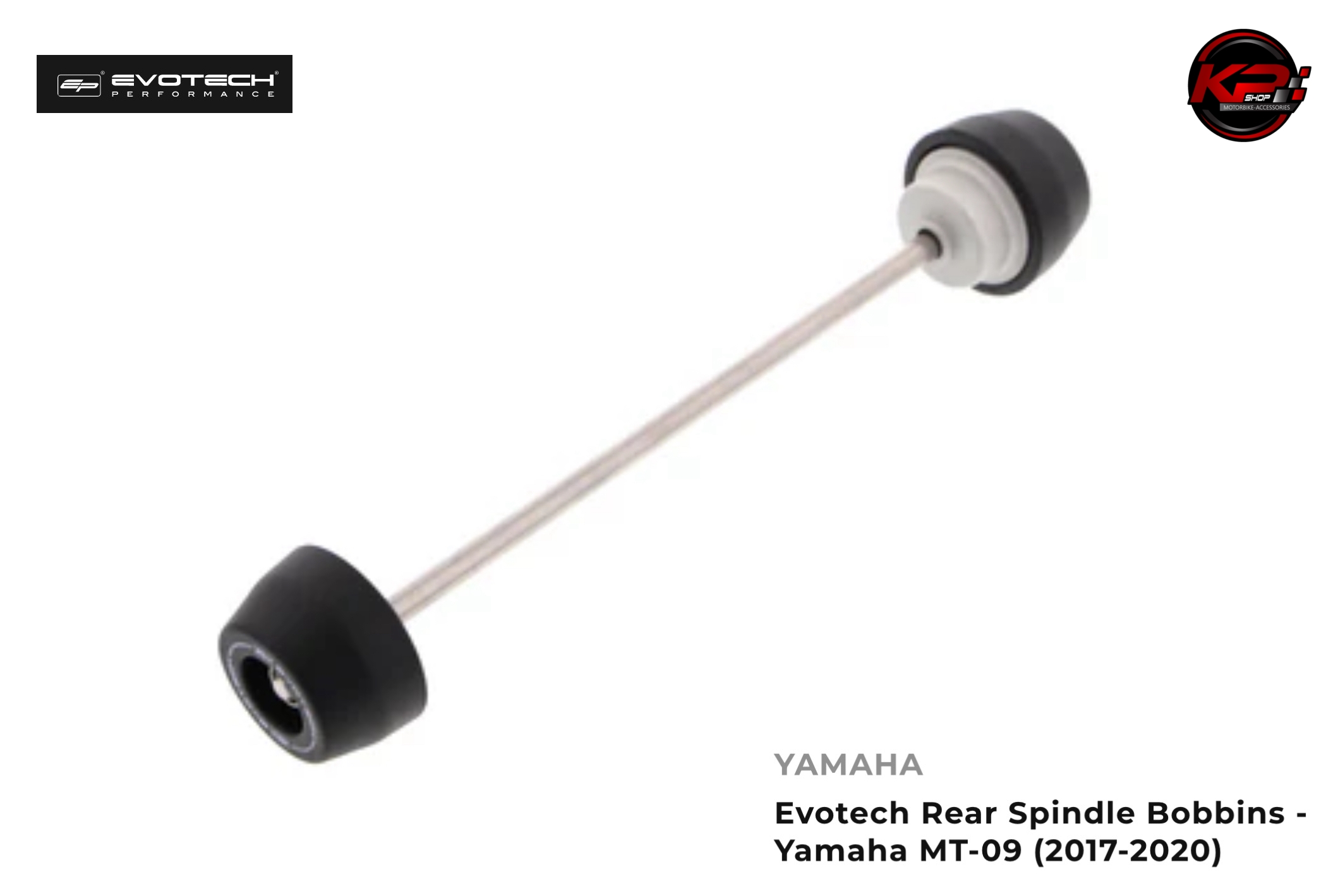 กันล้มหลัง Evotech Rear Spindle Bobbins - Yamaha MT-09 (2017-2020)