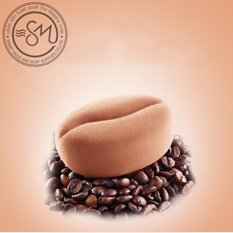 พิมพ์ซิลิโคน แม่พิมพ์เมล็ดกาแฟ ขนาด90กรัม 12ช่อง :007943